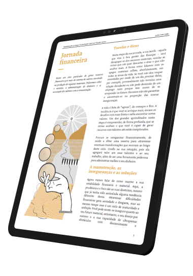 Tablet com mapa de revolução